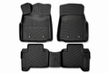 Toyota Tacoma Double Cab Floor Mats 2018-2023 Custom Fit Premium TPE All Weather 4PCS Black