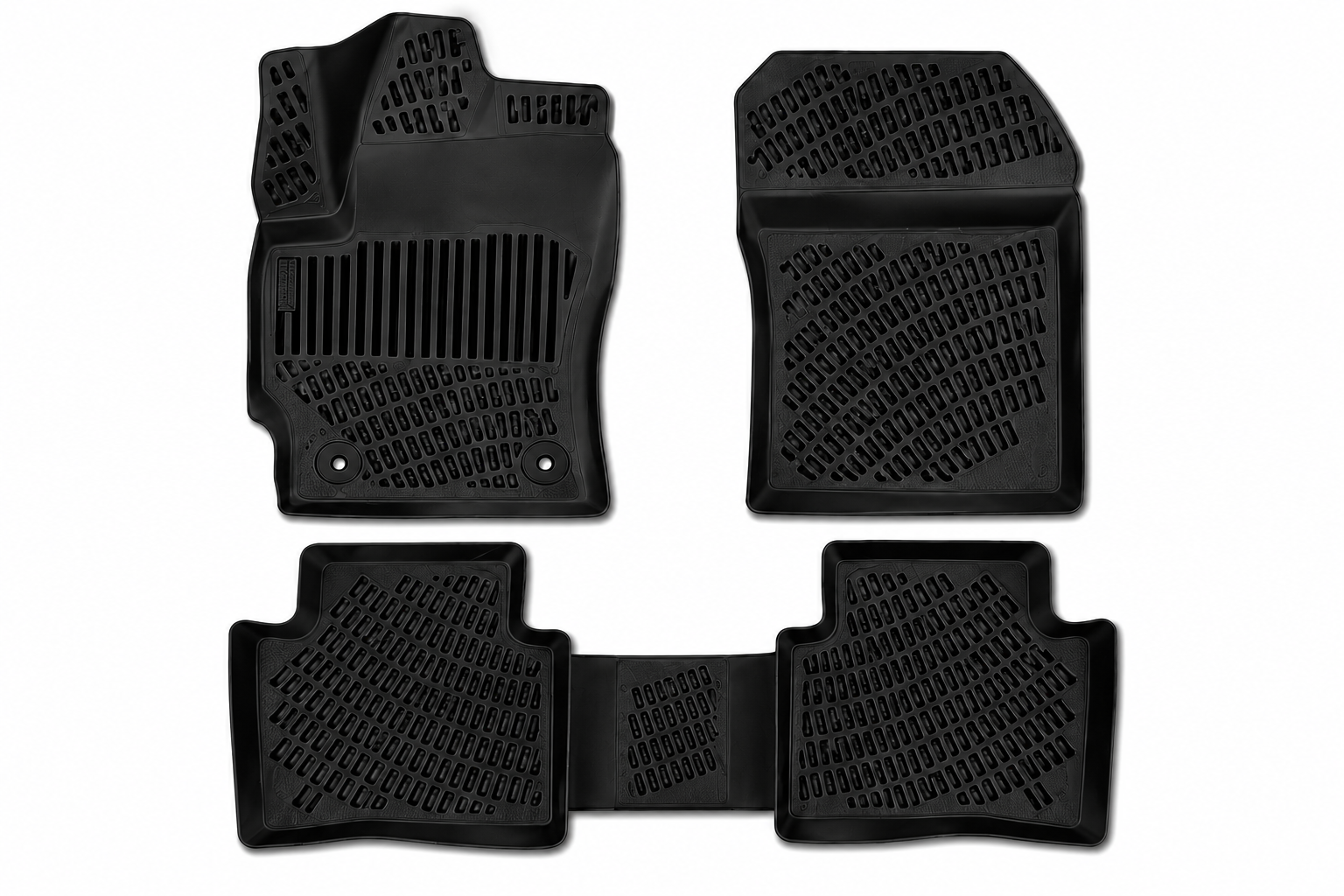 Toyota Corolla Floor Mats 2020-2025 Custom Fit Premium TPE All Weather 3PCS Black